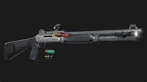 ArtStation - Custom TTI Benelli M4 Super 90 with Trijicon MRO and ...