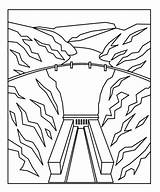 Hoover Dam coloring page  Free Printable Coloring Pages sketch template