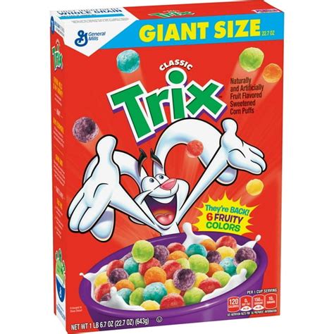 Trix, Cereal 22.7 Oz.Box - Walmart.com - Walmart.com