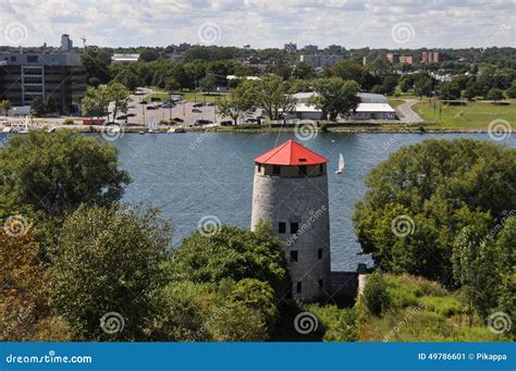 Kingston from Fort Henry Hill, Canada Stock Image - Image of boat, grass: 49786601