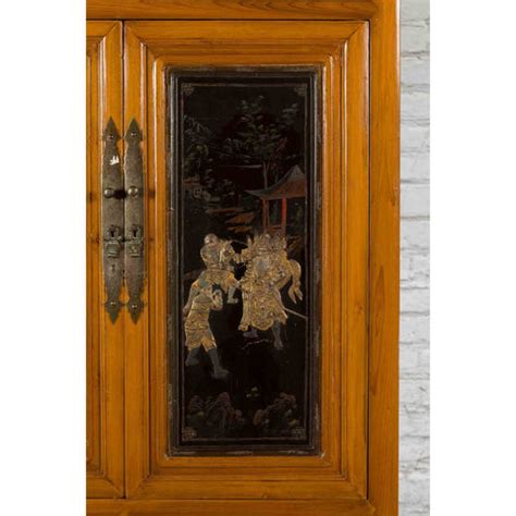 Chinese Early 20th Century Lacquered Armoire | FEA Home