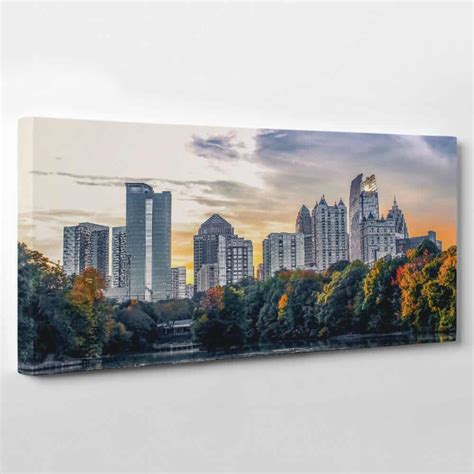 Atlanta, Georgia Skyline Canvas Wall Art – Collection B | 365Canvas