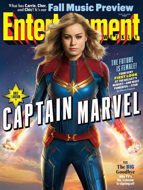 Entertainment Weekly Captain Marvel Cover Sept. 2018 | POPSUGAR Entertainment