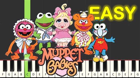 Muppet Babies - We Love Cartoons Piano Tutorial - YouTube