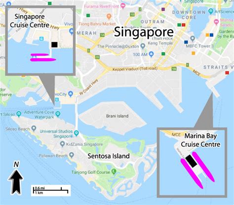 Cruise Terminal Singapore Map