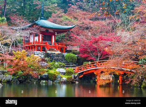 Kyoto, Japan at Daigo-ji Temple in autumn Stock Photo - Alamy