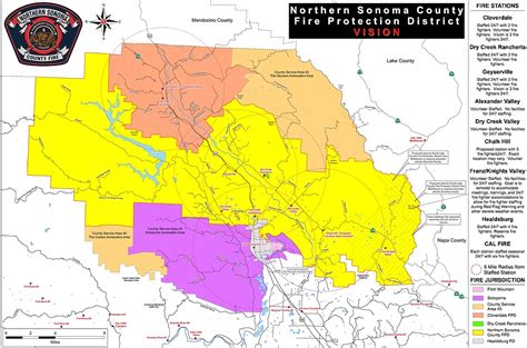 Service Area Map - Northern Sonoma County Fire Protection District