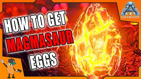 MAGMASAUR EGG LOCATION | How to get Magmasaur egg Ark Genesis - YouTube