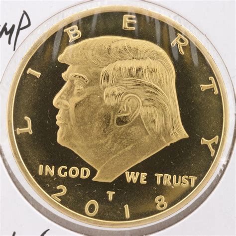 Donald Trump Gold / Big Letters Donald Trump Commemorative 24k Gold Coin • Magic Matt's ...