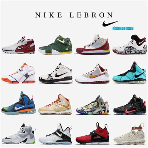 Nike LeBron 1 through 16. What’s your favorite of the entire legacy ...