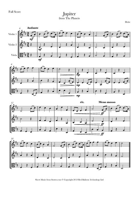 28+ Jupiter from the planets piano sheet music info · Music Note Download