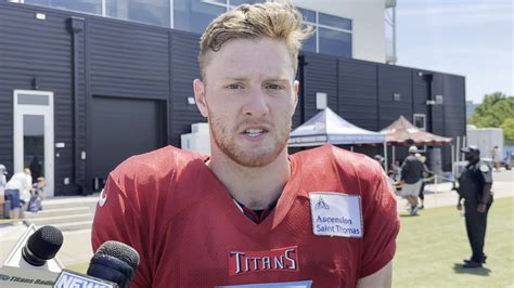 Titans rookie QB Will Levis talks about the grind of training camp ...