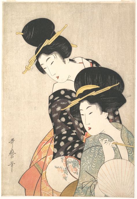 Kitagawa Utamaro | Two Women | Japan | Edo period (1615–1868) | The Met