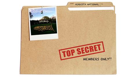 10 things only Augusta National members know about Augusta National