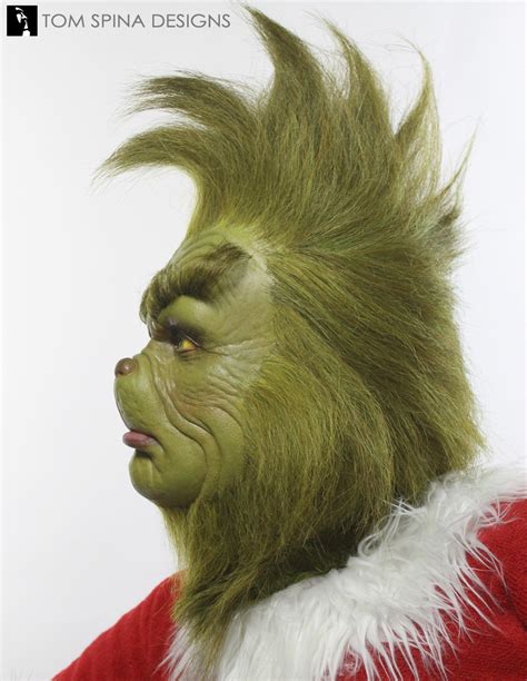 Grinch Makeup Appliance Display Bust - Tom Spina Designs » Tom Spina Designs