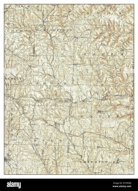 Cadiz, Ohio, map 1901, 1:62500, United States of America by Timeless Maps, data U.S. Geological ...