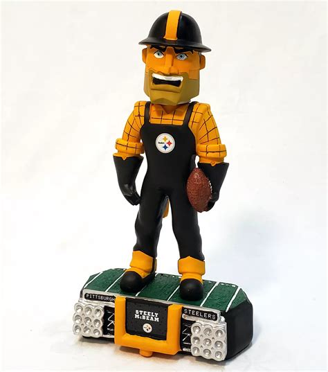 Pittsburgh Steely McBeam Mascot Stadium Lights Bobblehead - SWIT Sports