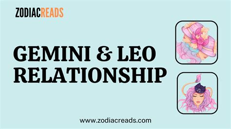 Gemini and Leo Compatibility - ZodiacReads