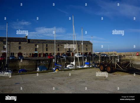 Lossiemouth Harbour from the promenade Stock Photo - Alamy