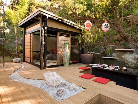 Japanese garden design in the patio – an oasis of harmony and balance