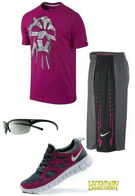 Burgundy gray nike outfit Tomboy Fashion, Sport Fashion, Fitness ...