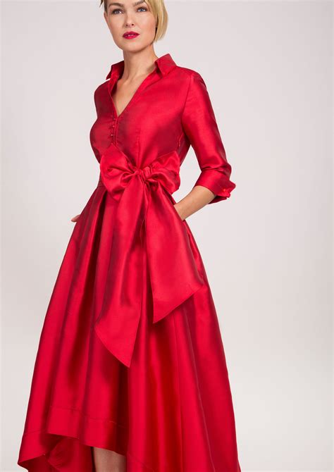 Red special occasion dress