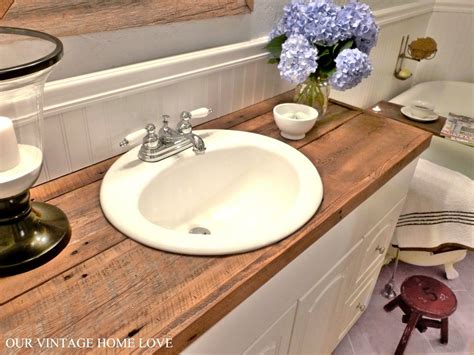 backsplash with old barn wood | ... on. And that's it. Isn't that wood gorgeous? So much ...