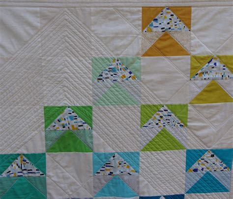 Modern Flying Geese: Completed Quilts using 3 of 5 variations — Sleeping Dog Quilts