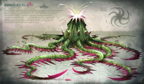 Ponslay Plant, Cze Peku on ArtStation at https://www.artstation.com/artwork/01v3e | Plant ...