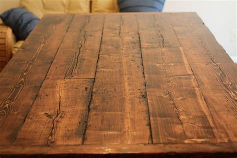 reclaimed wood - Google Search | Holztisch, Altholz tischplatte, Alter ...