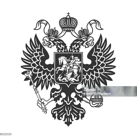 Russian Coat Of Arms Stock Illustration - Download Image Now - Russia, Russian Culture, Coat Of ...