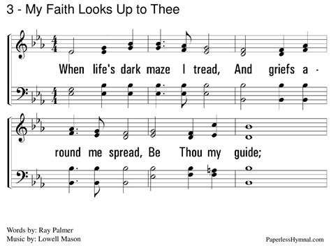 1 - My Faith Looks Up to Thee - ppt download