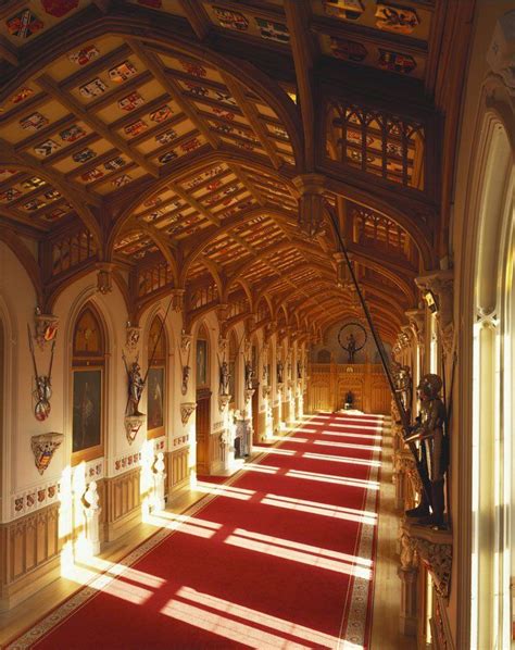 Inside Windsor Castle, Windsor Castle Interior, Inside Castles, Castle Rooms, Castle Mansion ...