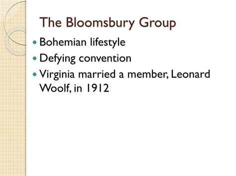 PPT - Virginia Woolf PowerPoint Presentation, free download - ID:1614806