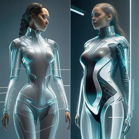 Futuristic sci-fi female clothes by Pickgameru on DeviantArt