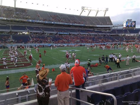 Lower Level Sideline - Florida Citrus Bowl Stadium Football Seating ...