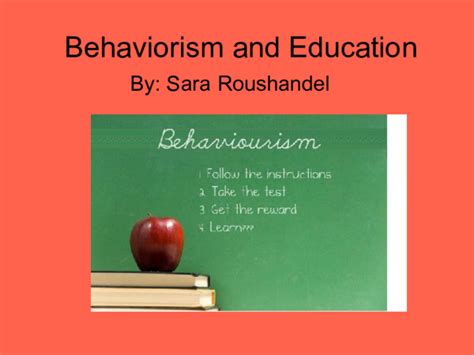 (PDF) Behaviorism and Education