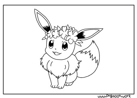 Pin on Eevee Pokemon Coloring pages