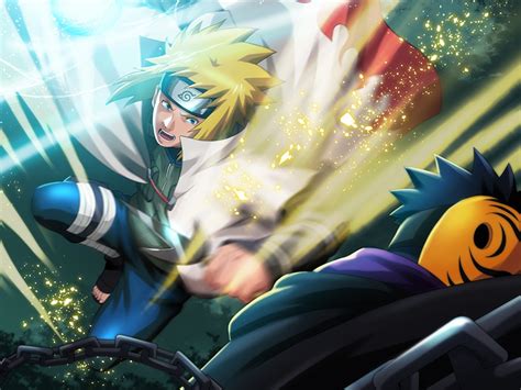 Minato vs Tobi by AiKawaiiChan on DeviantArt