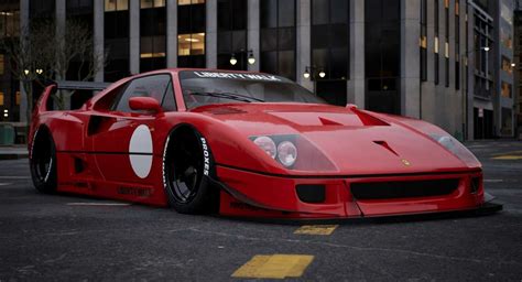 Liberty Walk Has Made A Widebody Ferrari F40 For The Tokyo Auto Salon