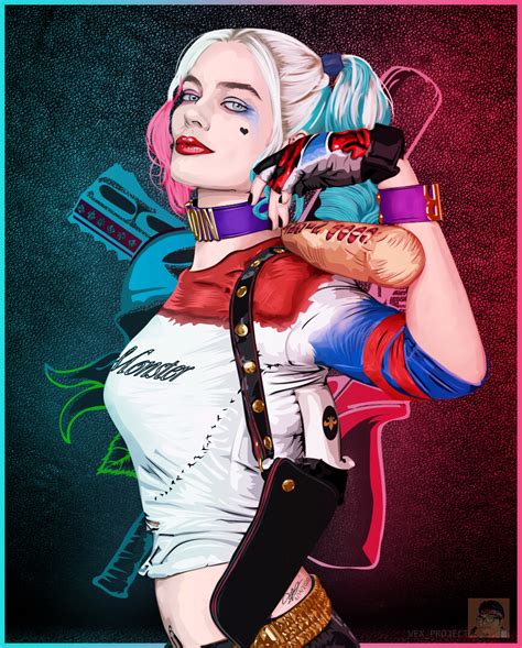 ArtStation - HARLEY QUINN (SUICIDE SQUAD) {VECTOR}