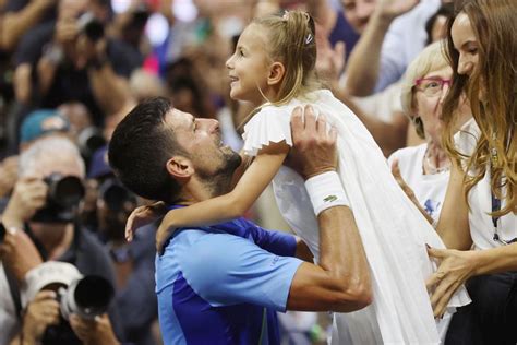 Novak Djokovic Hugs His Daughter, 6, as He Celebrates U.S. Open Win