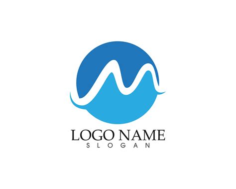 M letter wave Logo Template vector illustration 585822 Vector Art at Vecteezy