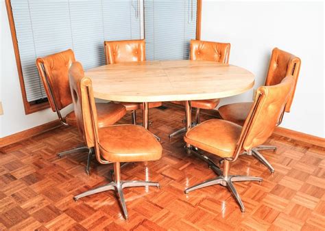 Atomic Mid-Century Modern Chromcraft Kitchen Table and Chairs | Modern kitchen tables ...