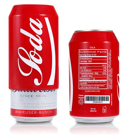 Buy Can Covers That Look Like Soda - 2 Pack Can Sleeves for Funny Gag ...