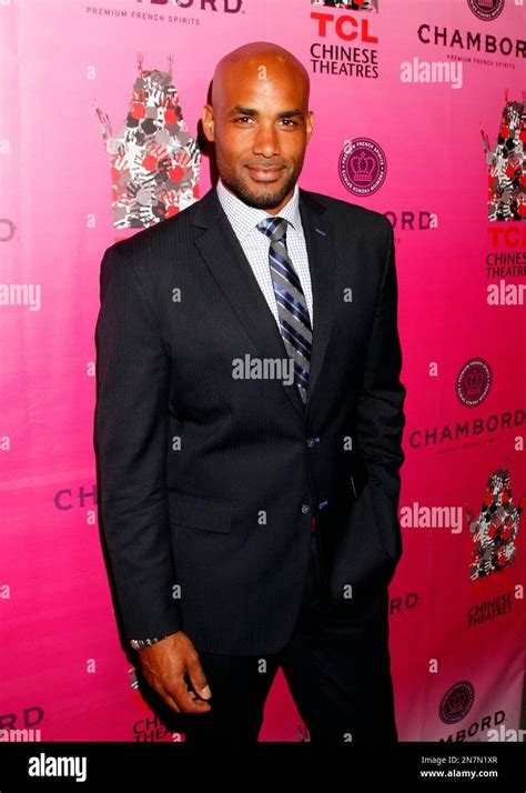 Event host actor Boris Kodjoe arrives at Chambored Vodka Goes Hollywood ...