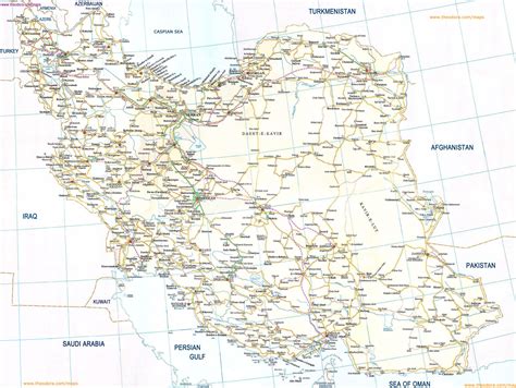 Maps of Iran - Iranian Flags, Maps, Economy, Geography, Climate ...