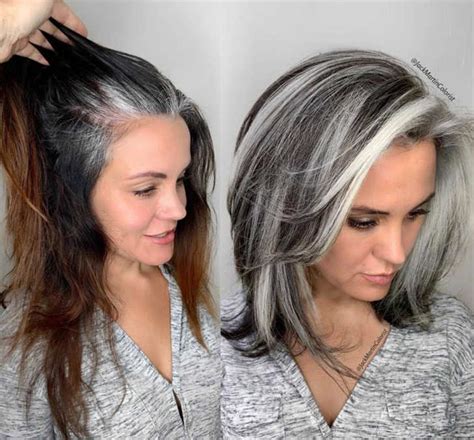 Hairstylist Shares Gorgeous Photos Of People Embracing Their Gray Hair ...