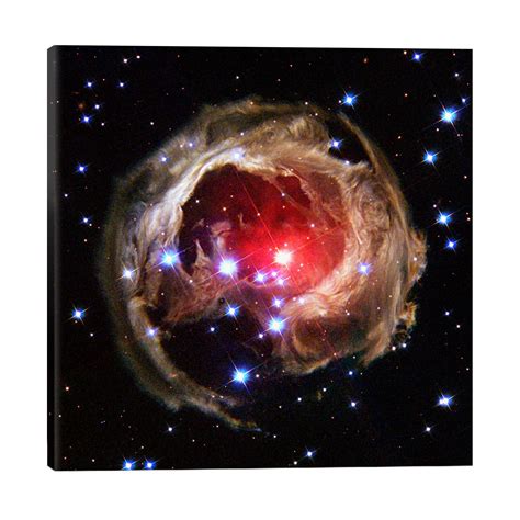 V838 Monocerotis (Hubble Space Telescope) // NASA (26"W x 26"H x 1.5"D) - The Final Frontier ...