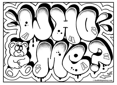 Graffiti Word Drawings